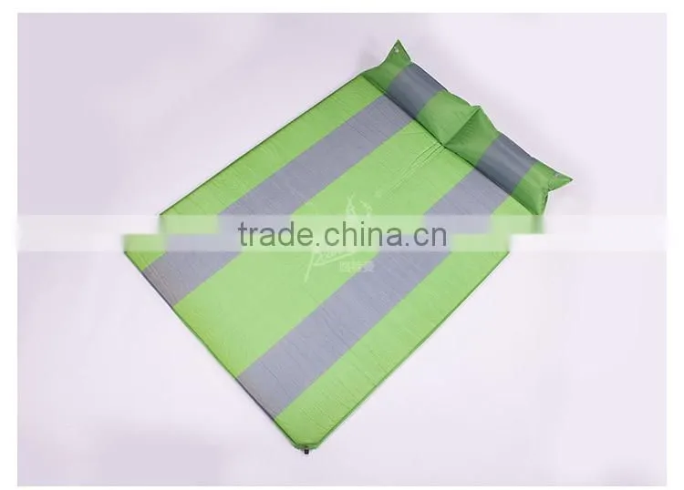 Automatic Inflatable Dampproof Camping Mat With Double Automatic Blow-up Lilo Pillow, Foldable Picnic Mat