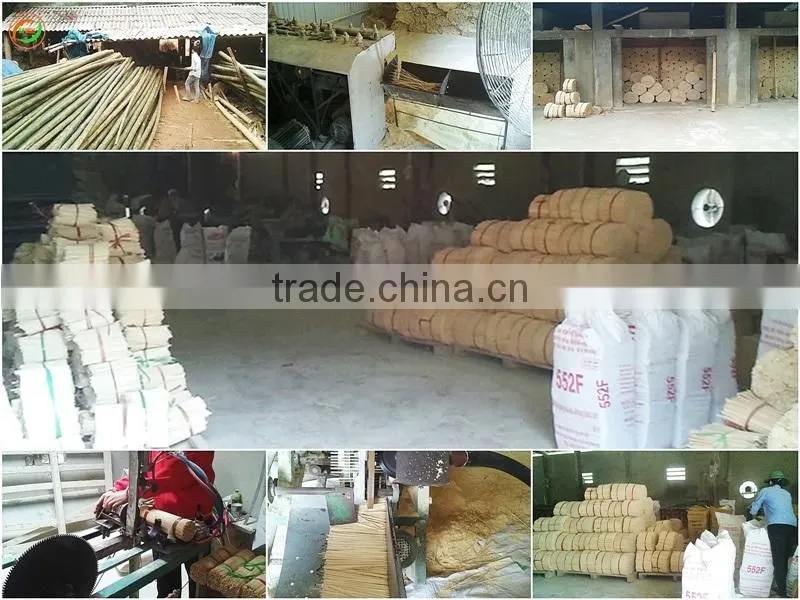 Round bamboo sticks 8"; 9" for making incense from GOWELL., JSC, VietNam
