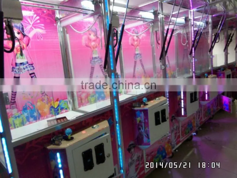 2015 Hot-sale Hello Kitty cheap game machine/DF-V212 claw crane games machines