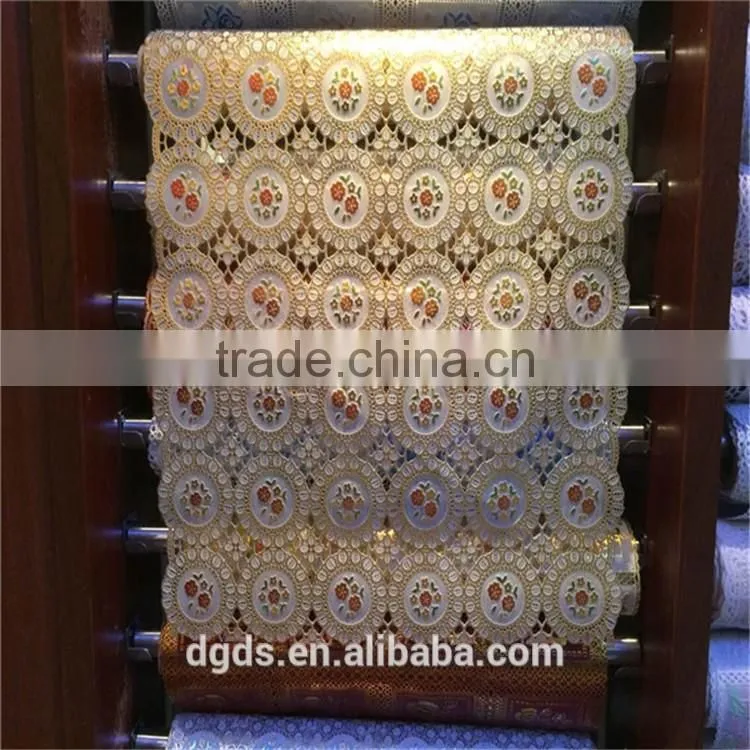 China factory Rectangle lace oilproof dining table cover easy care pvc printed table cloths