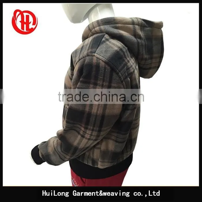 long sleeve winter polyester hoodies children sports suit