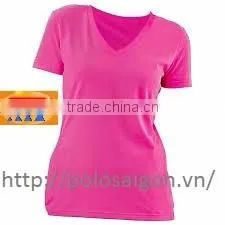 V NECK T SHIRT 100% COTTON