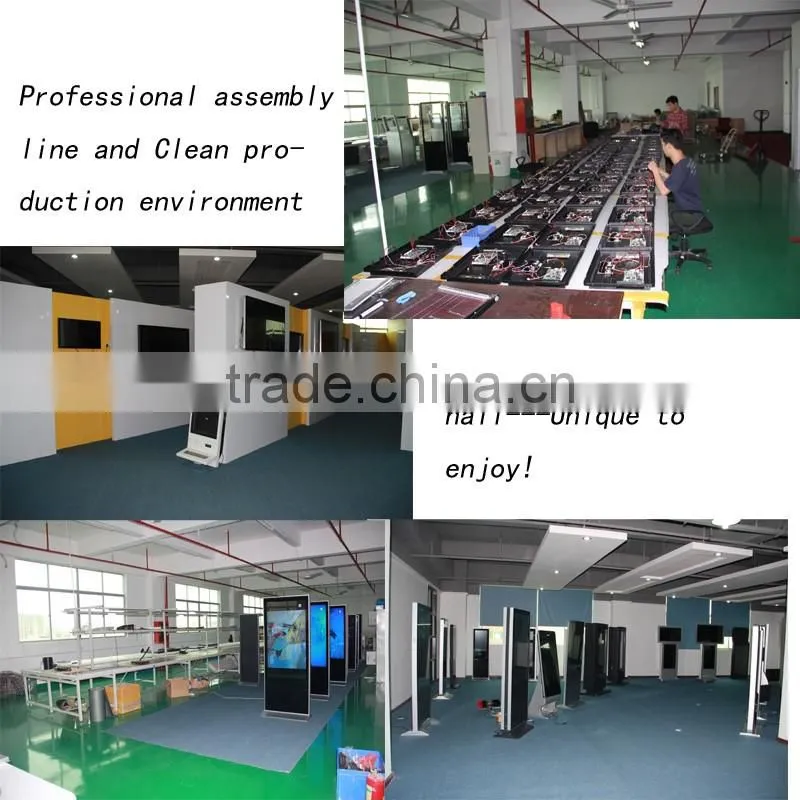 55"LCD Monitor Advertising Screens with High Brightness hdmi inputs