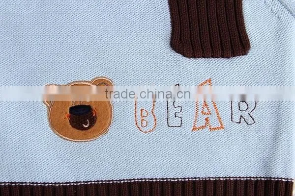 Trim contrast color knitwear modern poloshirt collar sweater pullover