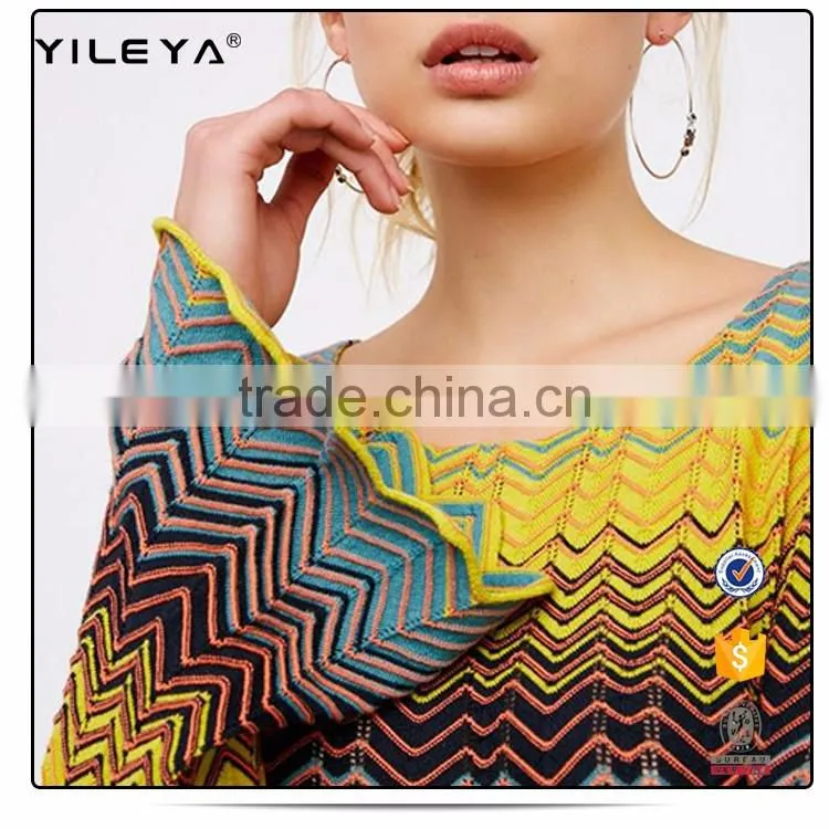 Customizable contrast color bell sleeve dress,dress in yellow,dress short yellow