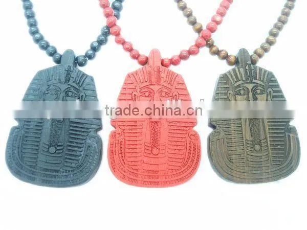 cheap custom wood bead necklaces