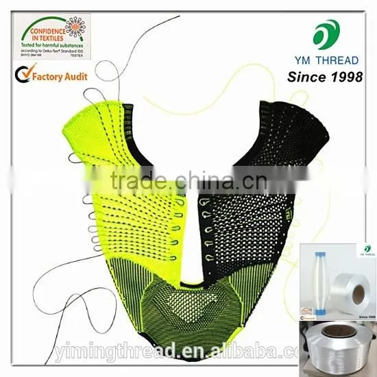 Shoes Material 100% Nylon Veneer Hot Melt Glue Thread 100D 150D