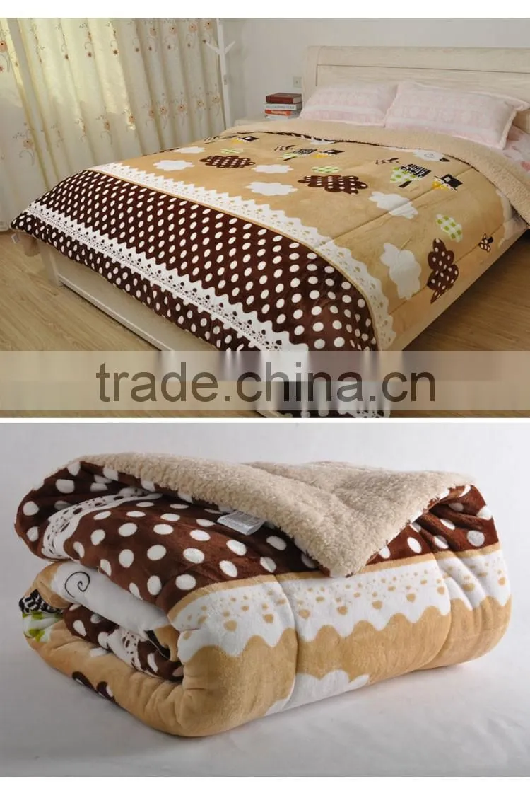 Best Price Warm Printed Throw Quilt