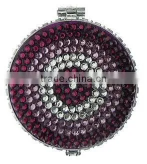 Mini Fashion Round Makeup Mirror with Double Sides,Cosmetic Mirror Wholesale from Yiwu Market