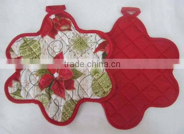 promotional high quality cheap price in different shape Christmas pot holder