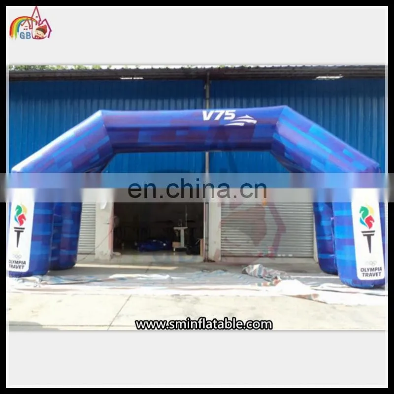 Fashion design inflatable arch, inflatable red memorial archway for outdoor