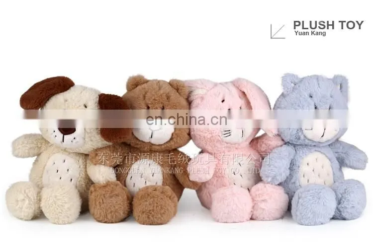 Promotional plush pink teddy bear