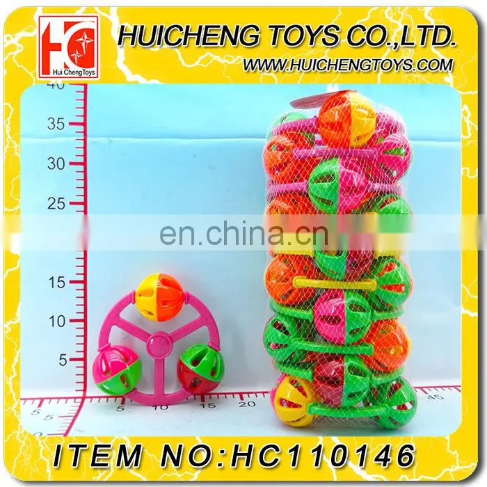 plastic colorful baby shakes bell plastic Baby Rattles