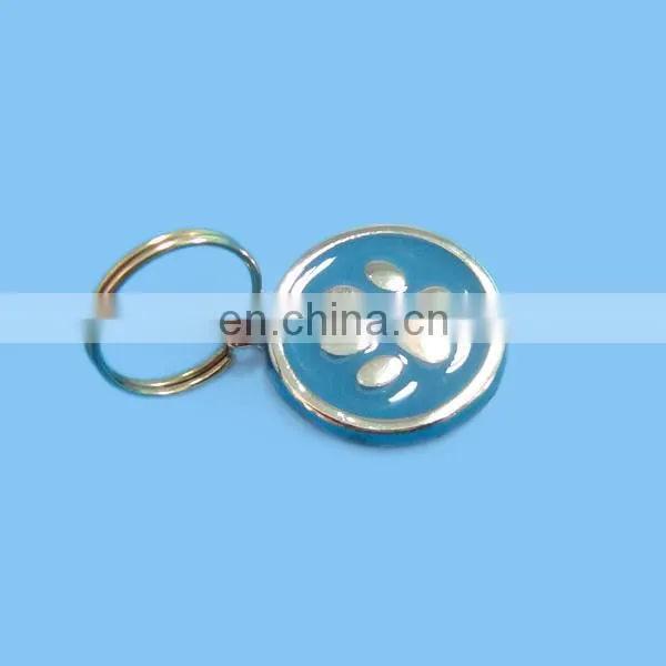 Custom Extrusion zinc alloy painting keyring for Artifact