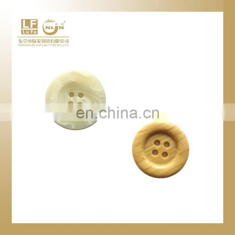 custom hole resin button