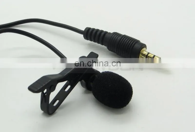 Seacue Lapel Clip-on Omnidirectional Lavalier Microphone for iPhone & Android Smartphones
