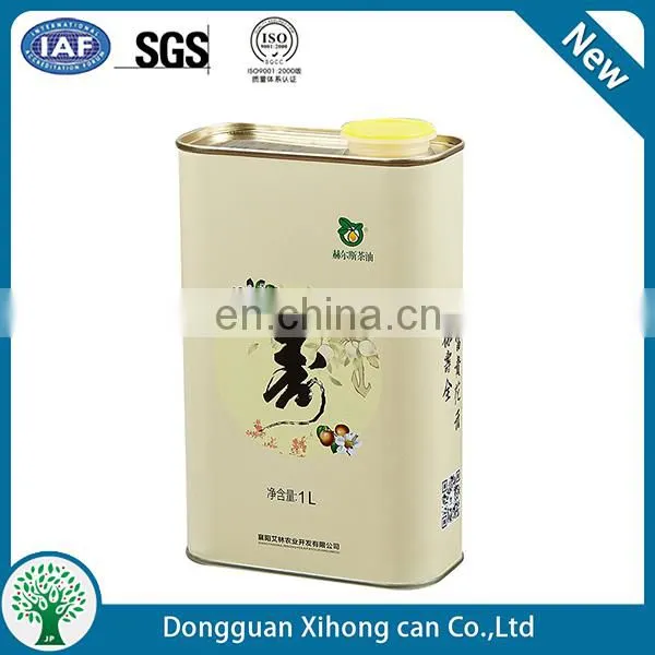 Olive oil tin container customize metal can container rectangular petrol gas cans