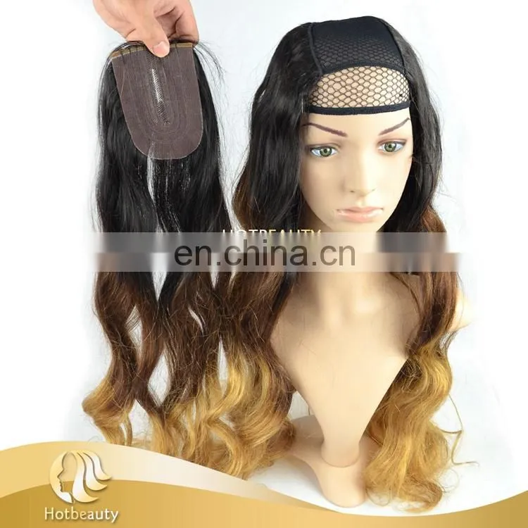 Guangzhou Human Virgin Good Quality Deep Curly Half Wig
