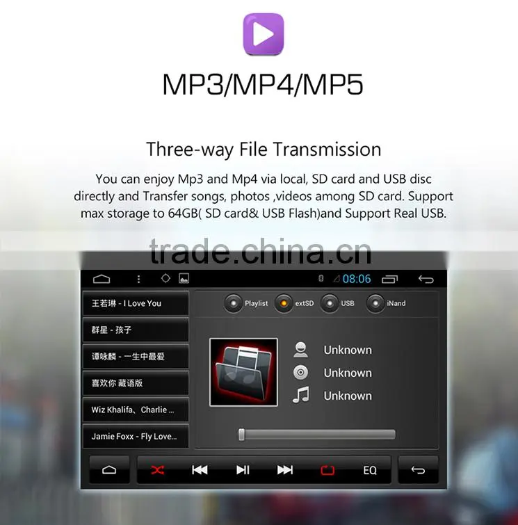 R16 Four Core android 4.4.2 --car dvd for peugeot 208 +OEM+mirrior link +TPMS+factory directly