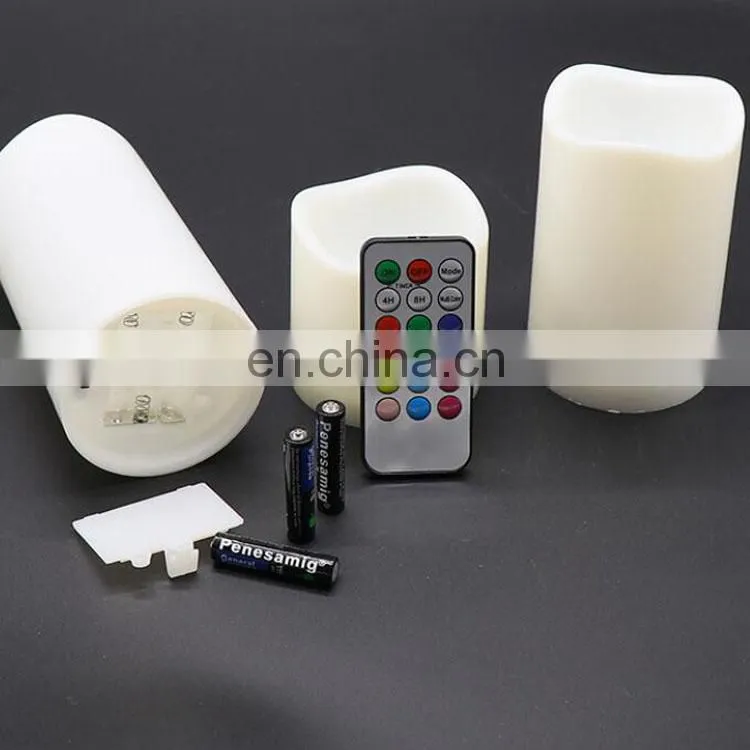 muti-colors changed by remote control Battery Operated Tea Lights Led Flameless Candle