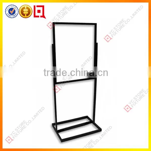 Black Metal frame poster display stand