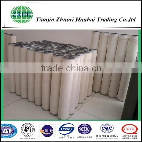 0.3 micron natural gas filter cartridge polyester fiber coalescence filter