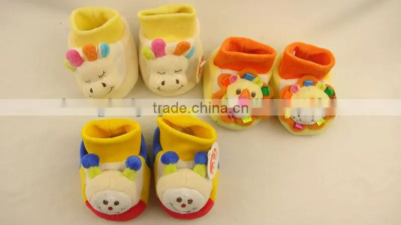 cute plush baby shoes indoor