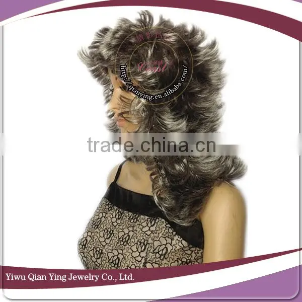 grey color cheap wholesale Jewish party wigs kosher wigs