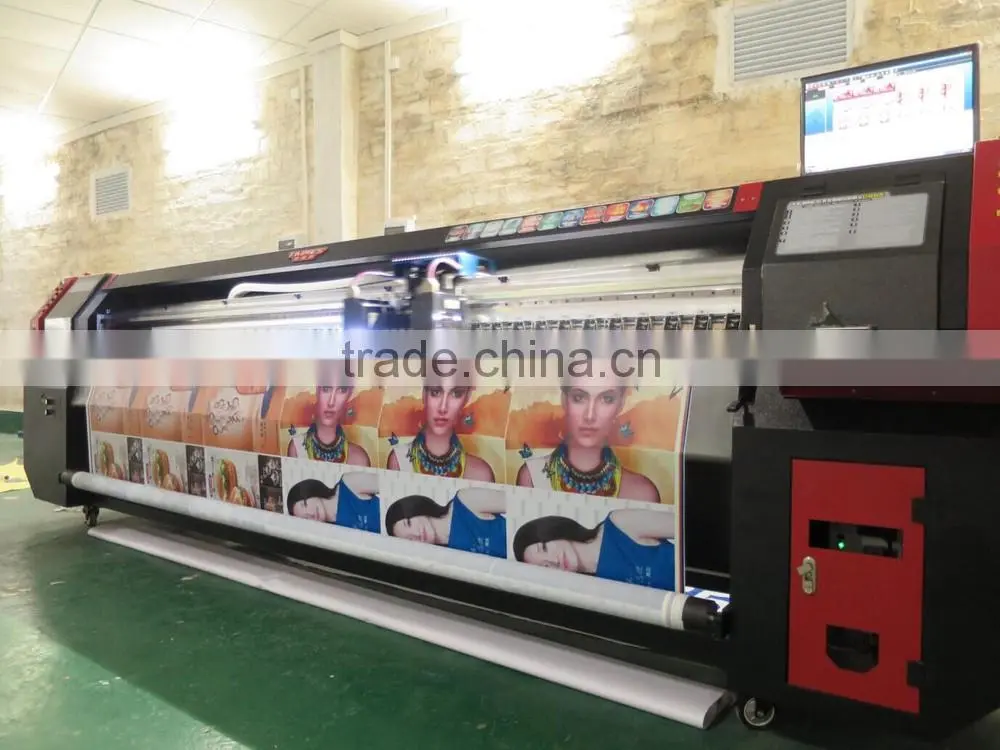3.2m Konica Flex Banner Printing Machine with km1024 head 1440dpi Taimes T8UV printer