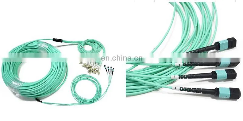 OM3 OM4 12 24 48 cores Fiber optic MPO Cable