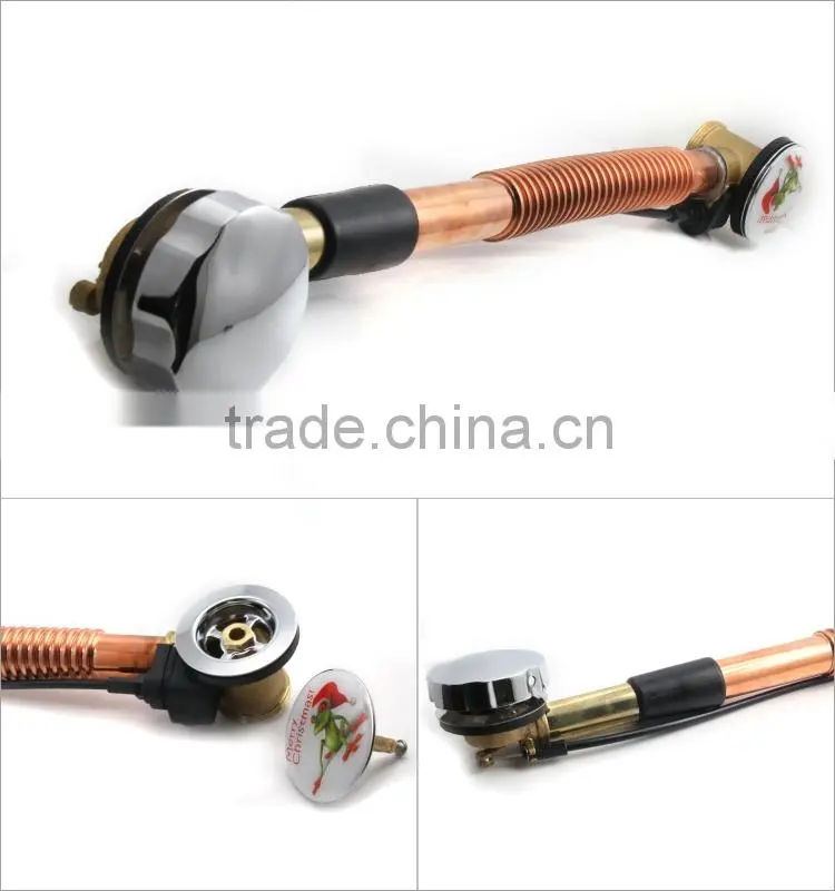 Modern Chrome Pop Up Overflow Bath Plug Waste
