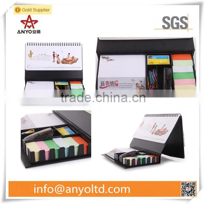 Notepad with calendar