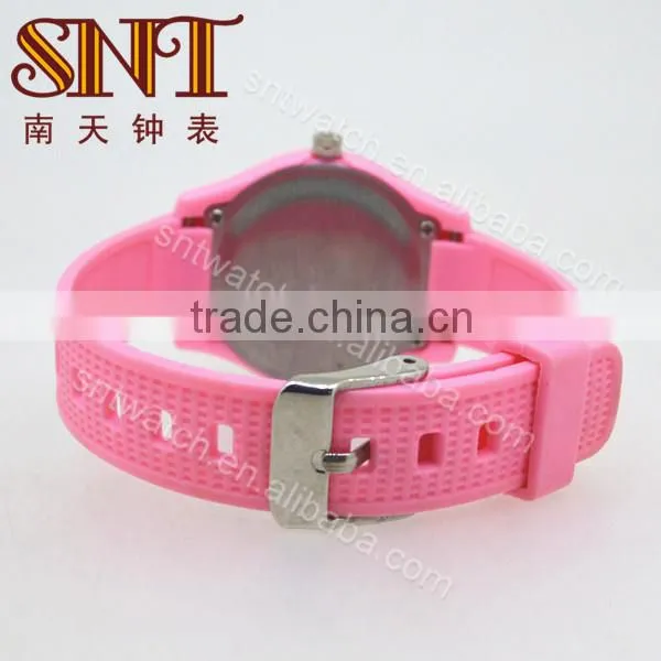 Simple style watch plastic watch for girls