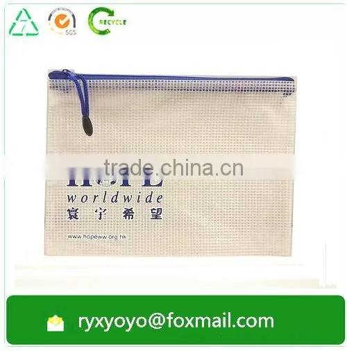 high quality vinvly zipper wallet pvc cosmetic zipper bag