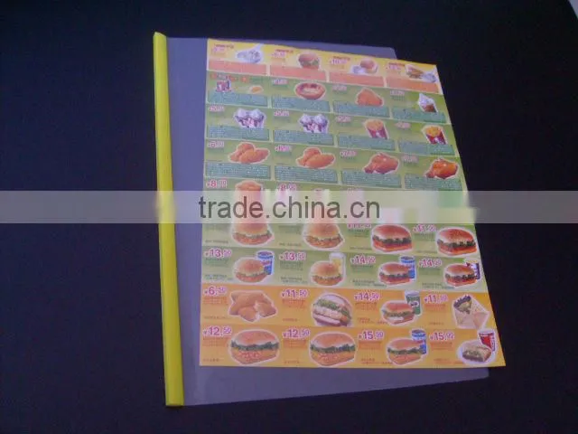 office stationary document file holder a4 pp clear plastic report cover