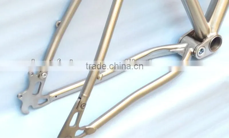 China titanium bike frames suspension frame