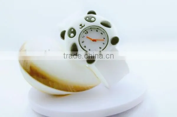 cute panda silicone slap watch for kids