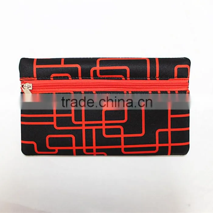 neoprene pencil case, 3mm material, soft and waterproof, for students and officce