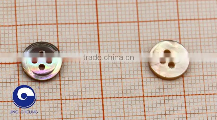 custom carving natural brown mother of peal shell button for shirt