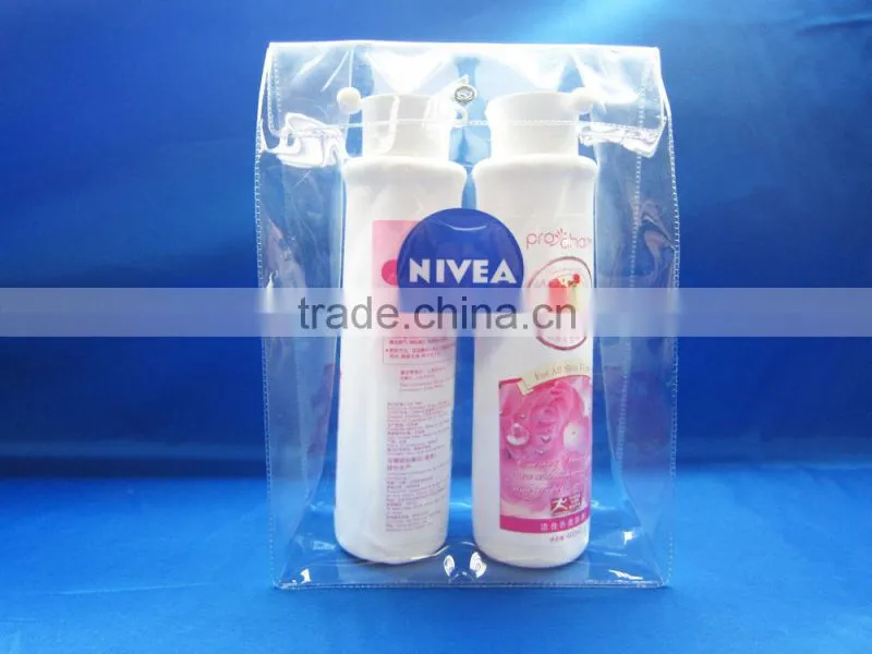 clear pvc towel packaging bag round plastic towel bags