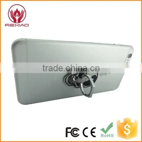 Metal Stainless Steel Skull Ring Holder Stand for iPhone 7, 6, 6s, 6s Plus, Samsung Note 5, Note 4, S5