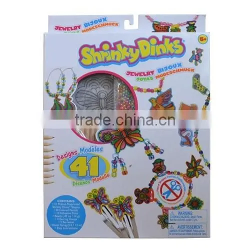 2016 hot sell kids crafts shrinky dinks