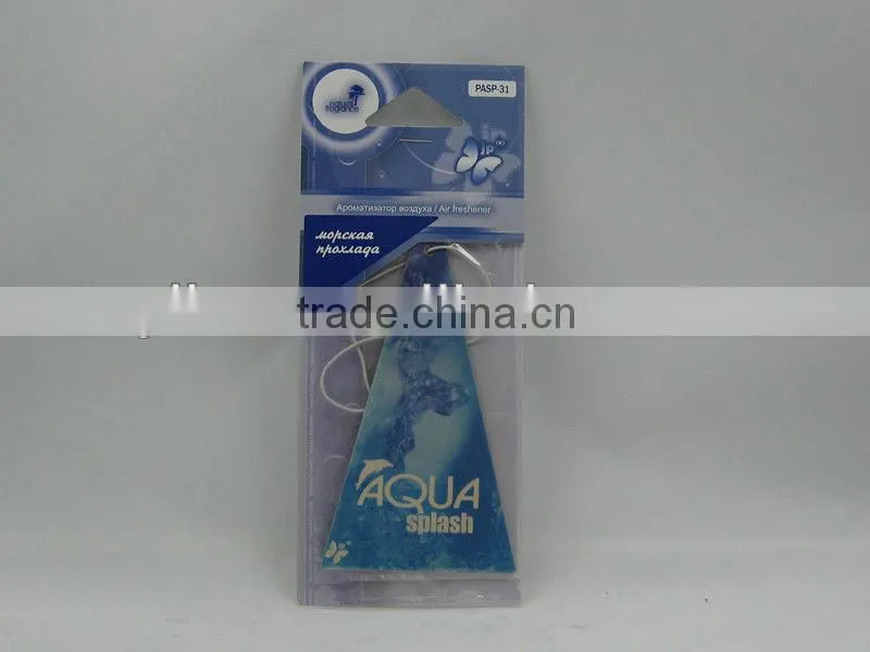 oval cheap simple hang car air freshener