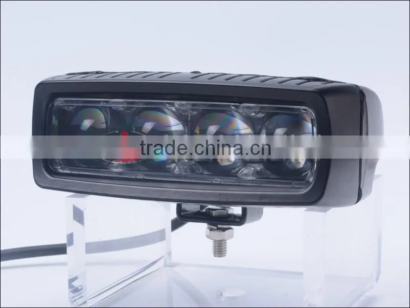 Lumen led 20w auto led work light bar for SUVs bumper, fire engine,ambulance ,car and truck led bar light
