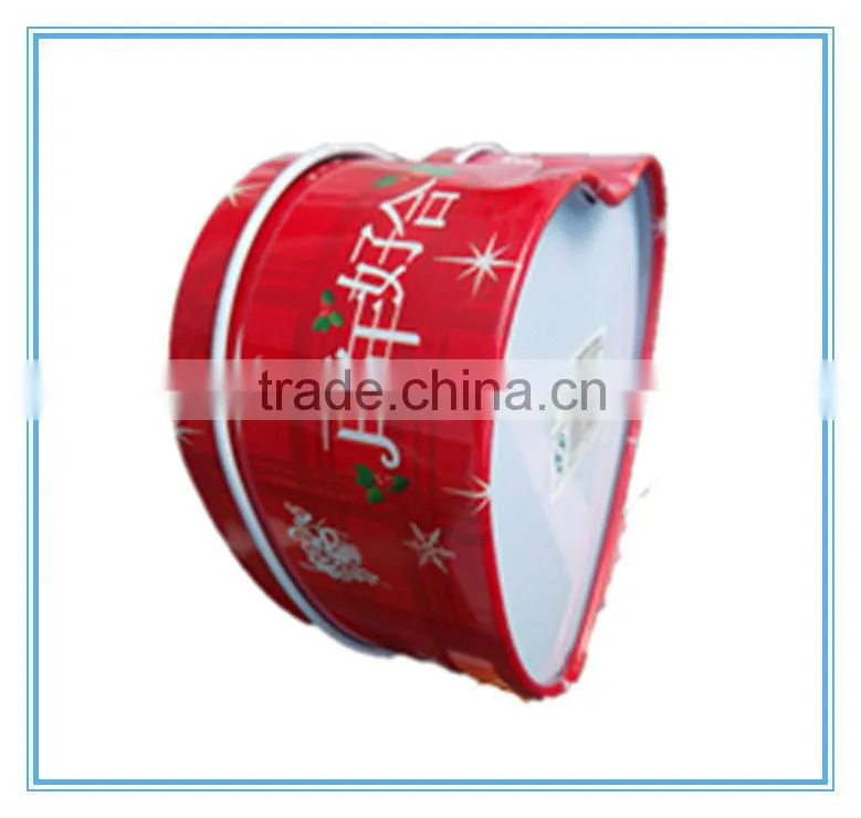 2015 heart-shaped tin box,wedding gift tin box