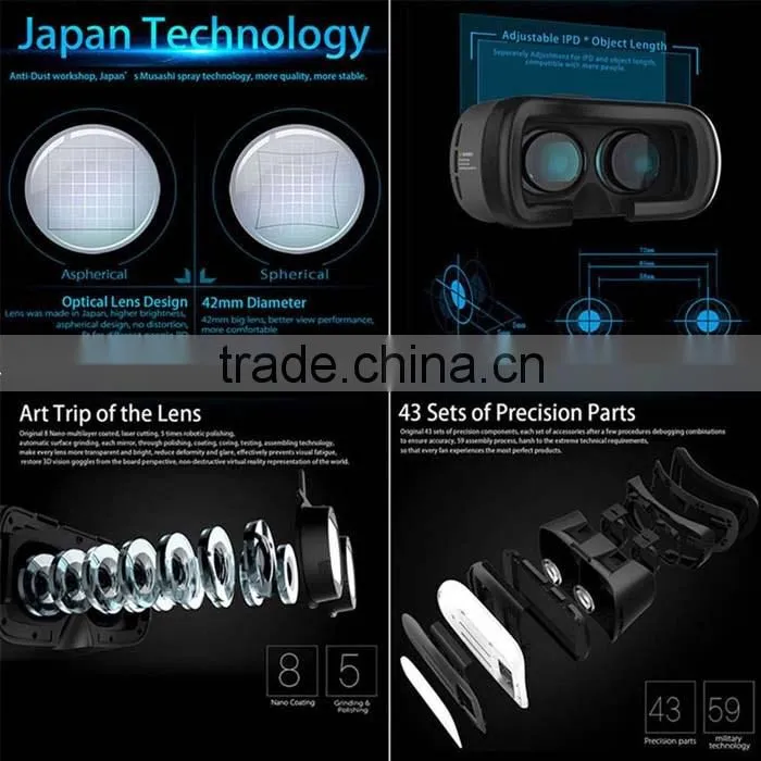 Google Cardboard 2016 VR Box Headset Video Glasses Movie Game For Iphone