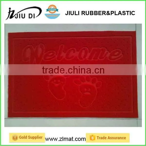 Anti-slip foam mats carpet flooring entry rug pvc door mat