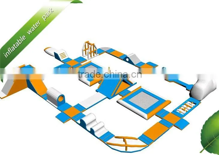 inflatable water park for adult playing in the sea,water parks design