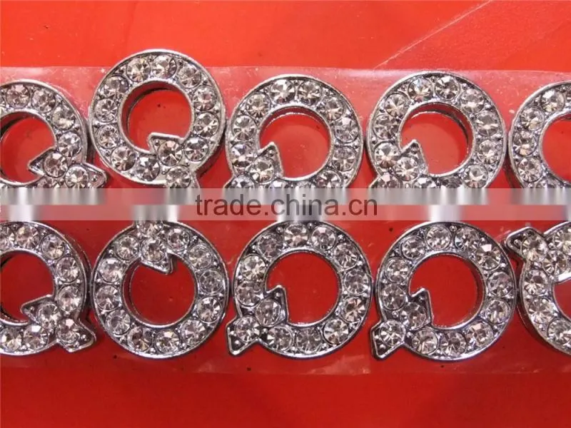 In stock fast delivery diamante slide letters 10mm