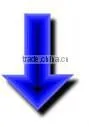 short link welded chain, blue/black plastic spools, zinc plated chain